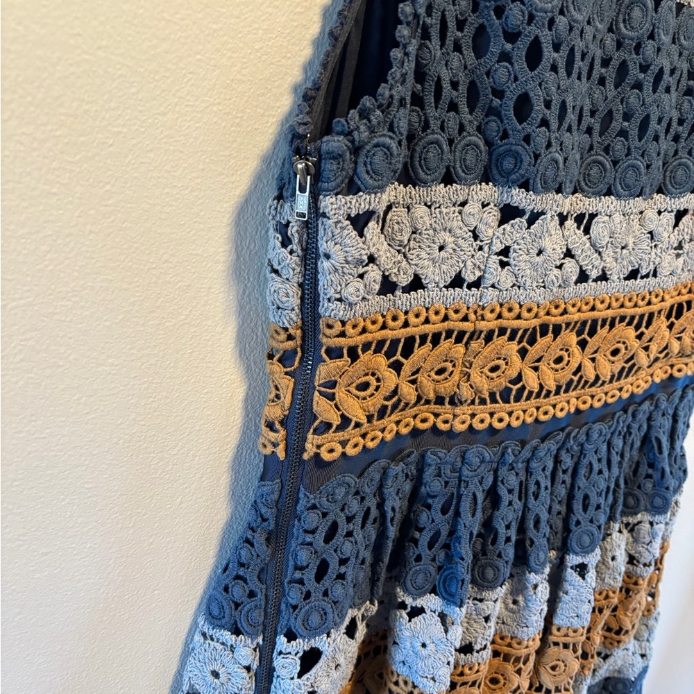 Maeve by Anthropologie Crochet Fit and Flare Mini Dress - Picture 5 of 11
